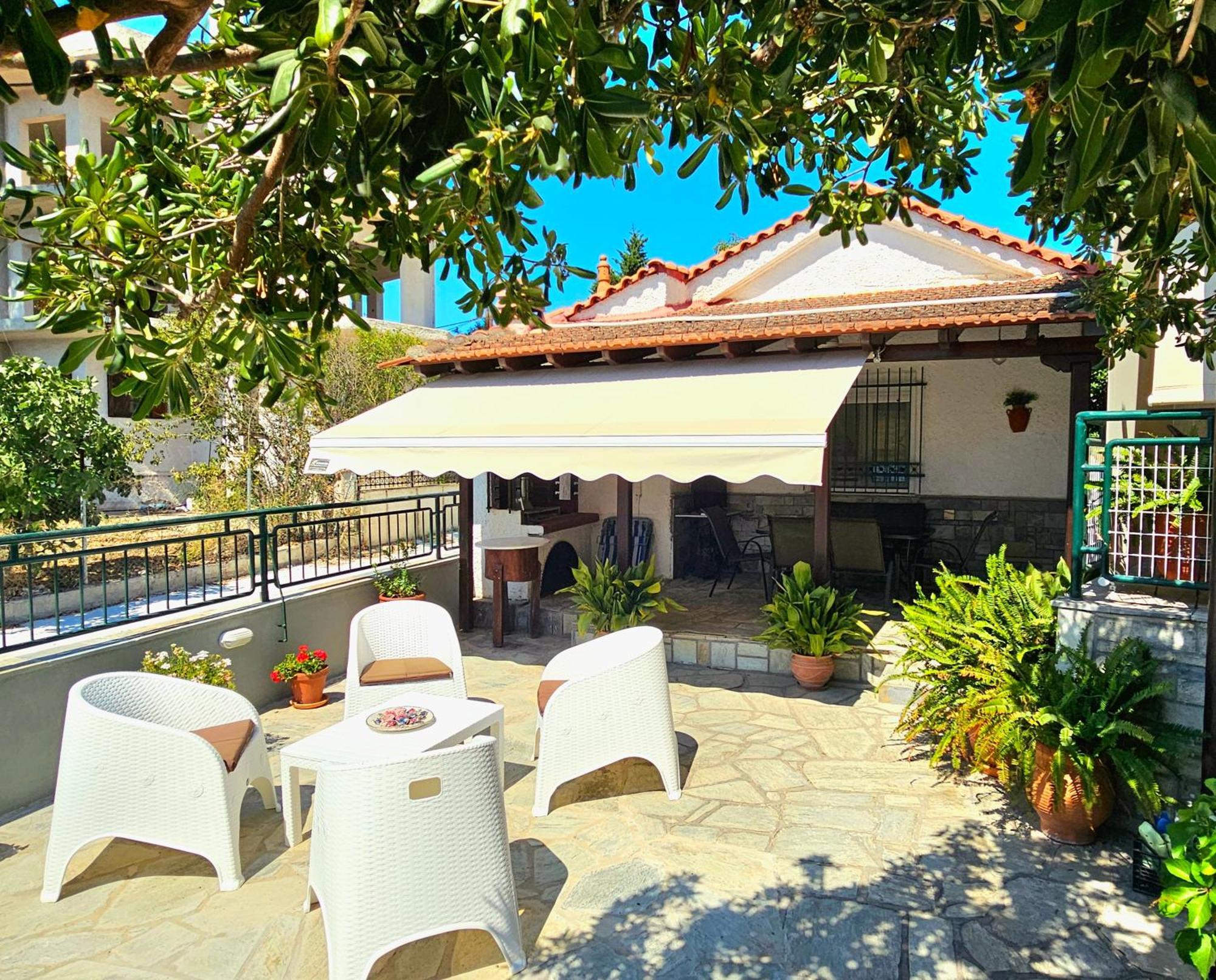Vila Polianthi Seaside House Marathos  Exteriér fotografie