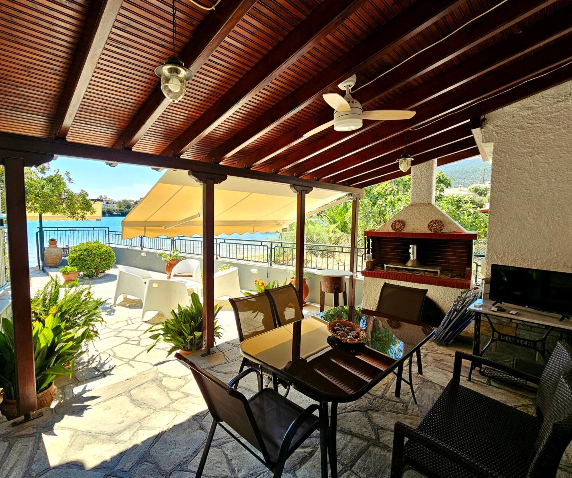 Vila Polianthi Seaside House Marathos  Exteriér fotografie